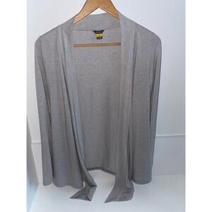 Eddie Bauer soft Gray open cardigan XS